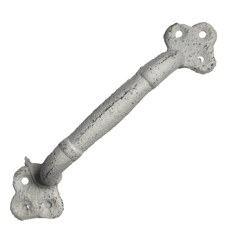New Hobby Lobby 9in White Rustic Grab Handle Metal